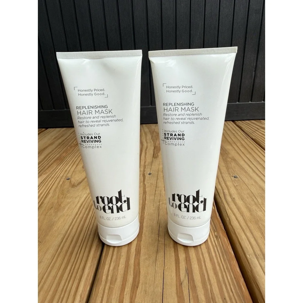 (2 Pack) Root to End Replenishing Hair Mask Strand Reviving Complex. 8 oz. NEW